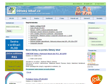 Tablet Screenshot of detskylekar.cz